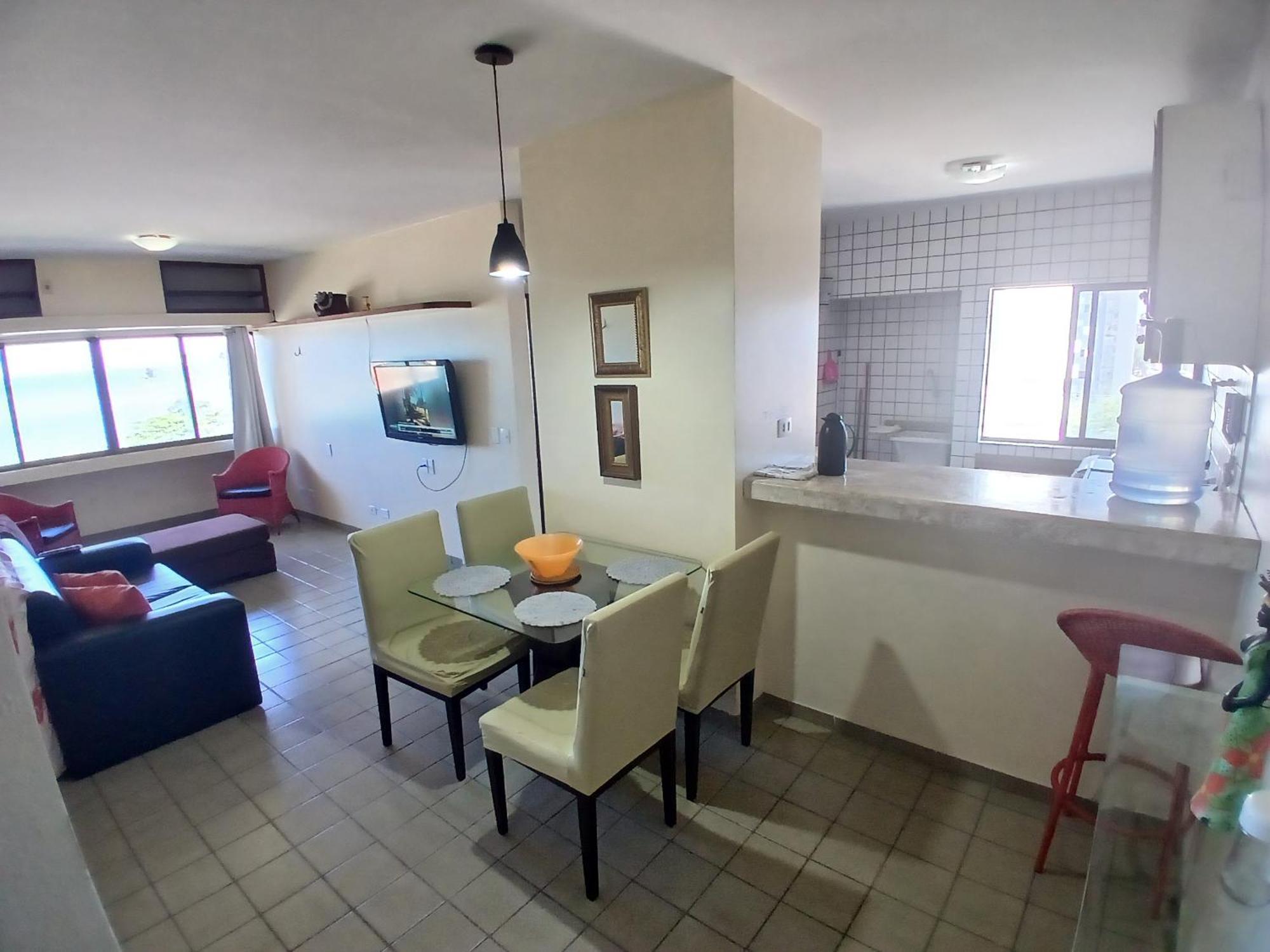 Apartamento Vista Incrivel Com Restaurante, Academia, Garagem, Wi-fi *